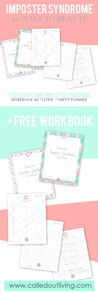 printable planners, goal planners, life planners, imposter syndrome
