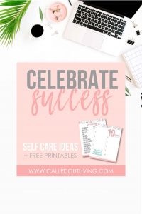 Self care celebrate success self love printable worksheet mindset positive printables personal growth