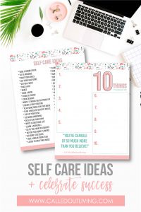 Self care celebrate success self love printable worksheet mindset positive printables growth