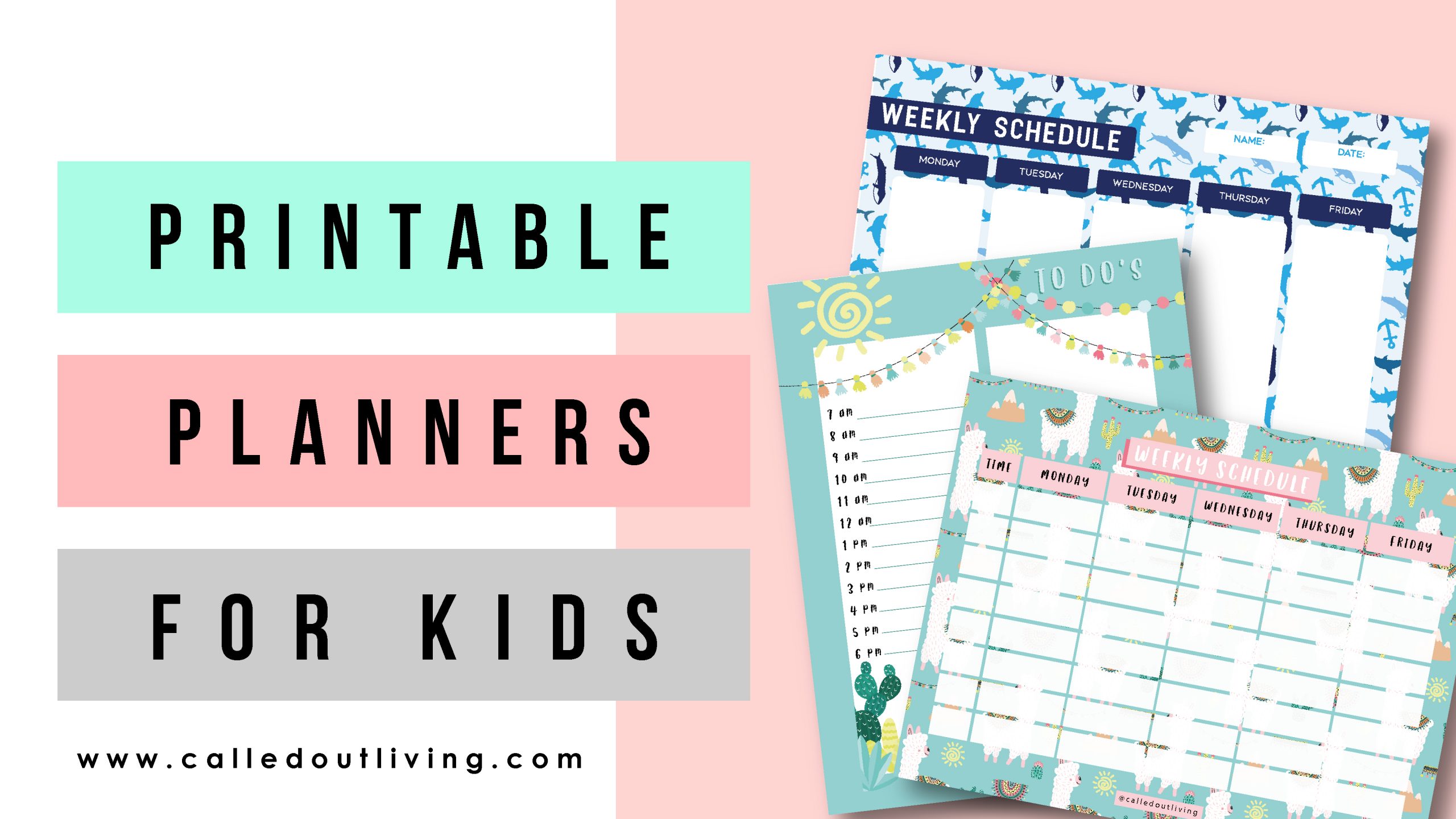 Printables for kids and families weekly planner daily planner - planners for home school - planners for homeschooling - weekly schedul - daily schedule - daily planners for kids - weekly planners for kids - printables for boys - printables for girls