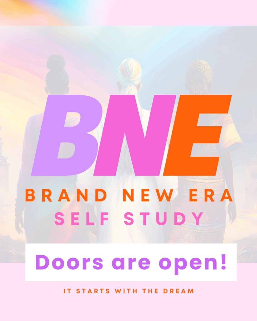 Doors to Brand New Era Self Stuy Edition are open until Sunday PST.

What is it?

Brand New Era: The Course (Self-Study) is a 4-module, self-paced journey designed to help you start sharing your God-given message with boldness, clarity, and freedom.

If you’ve been carrying a dream in your heart — to speak, write, create, or lead — but doubt, fear, or your past have kept you quiet… this is your invitation to begin again.

This course helps you uncover the gold within your personal story and reframe your experiences through God’s truth — so you can finally see yourself the way He does: called, capable, and chosen.

You’ll walk through:

✨Releasing the old stories/false identities 
✨Reconnecting with your true God given identity
✨Identifying your core message — the one you’re here to share
✨Taking your first steps toward showing up with purpose

Whether you're starting a business, launching a ministry, or simply feeling the nudge to speak up and live out loud, Brand New Era will guide you to move forward without fear, shame, or apology.

This isn’t about being perfect — it’s about being willing. Willing to trust God’s timing, your own story, and the message He’s placed on your heart.

Your voice matters. Your message is needed. And the time is now.

bit.ly/bneselfstudy

.

.

.
#MadeForMore #womensupportingwomen #healyourstories #InnerHealingJourney #shareyourvoice #UnlockYourPurpose #healandrise #HealingToPurpose #WalkInYourCalling #KingdomWomen #expansion #owningyourvoice